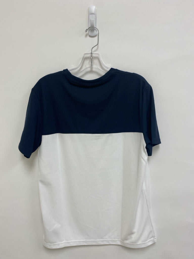 NWT Nautica Size M Dark Navy Red/White Men&