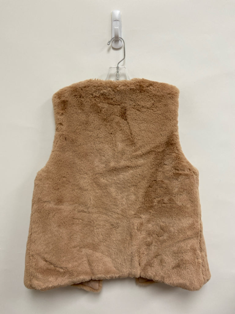 Zara SIZE 13/14 Dusty Rose Reversible Faux Fur Girl&