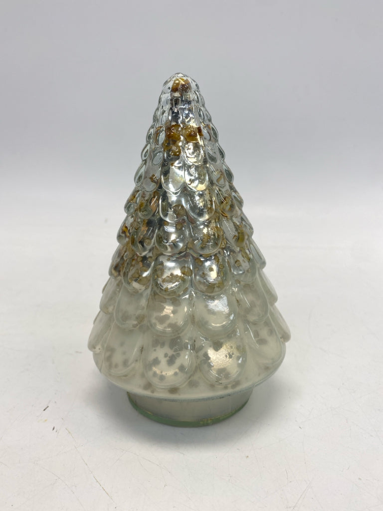 Clear Gold/White Mercury Glass Christmas