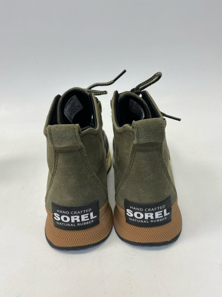 Sorel US Size 9.5 Olive Black Lace-up Boots