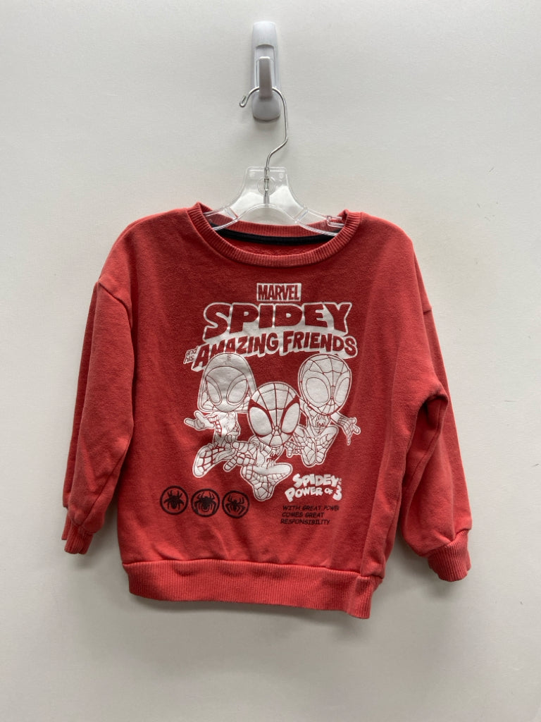 MARVEL SIZE 4T Red White Spider Man Boy&
