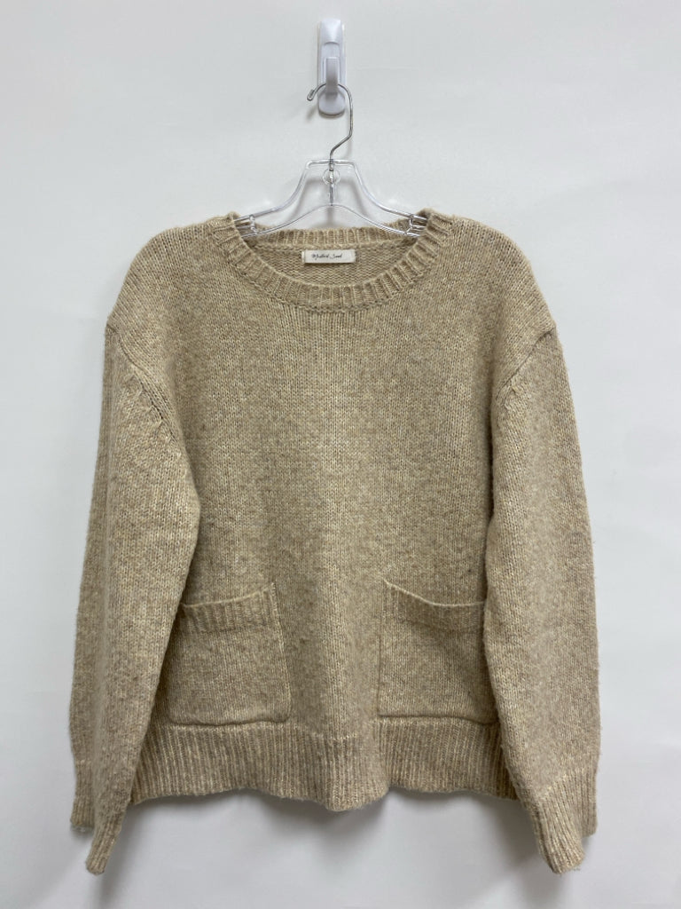 Mustard Seed Size M Tan Ladies Sweater