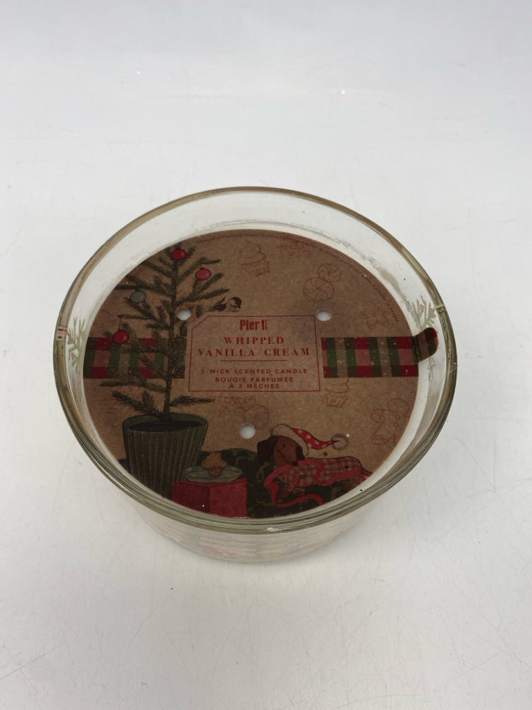 NEW Pier 1 Clear Multi Color Christmas
