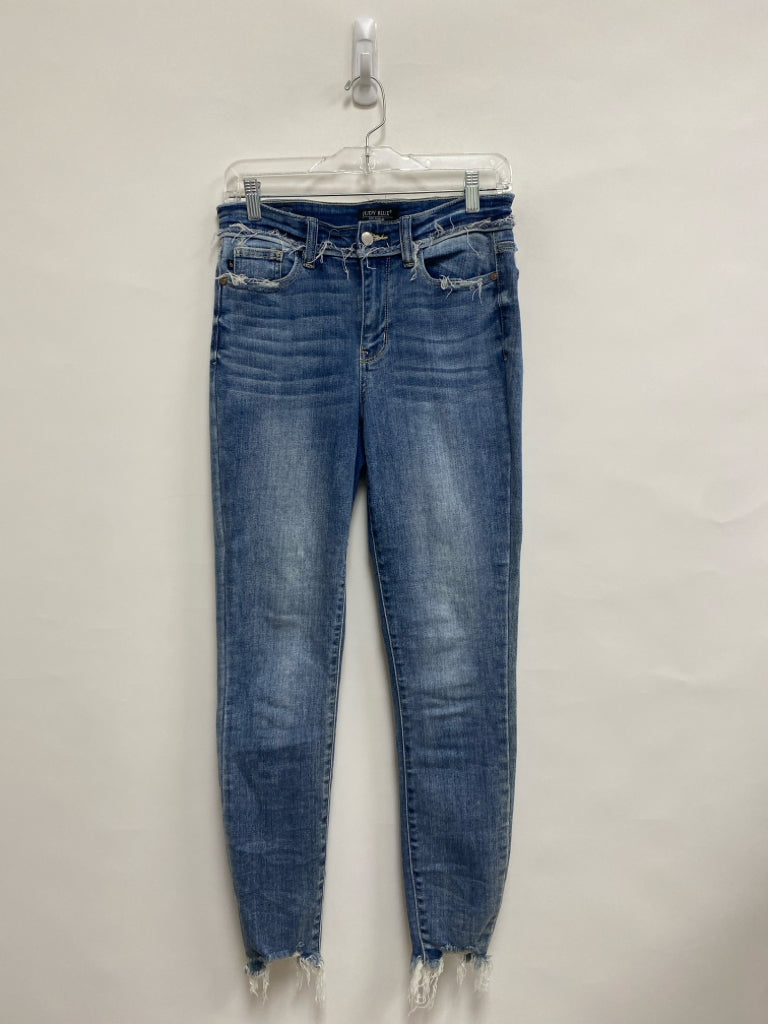 Judy Blue Size 5 Faded Blue Distressed Ladies Jeans