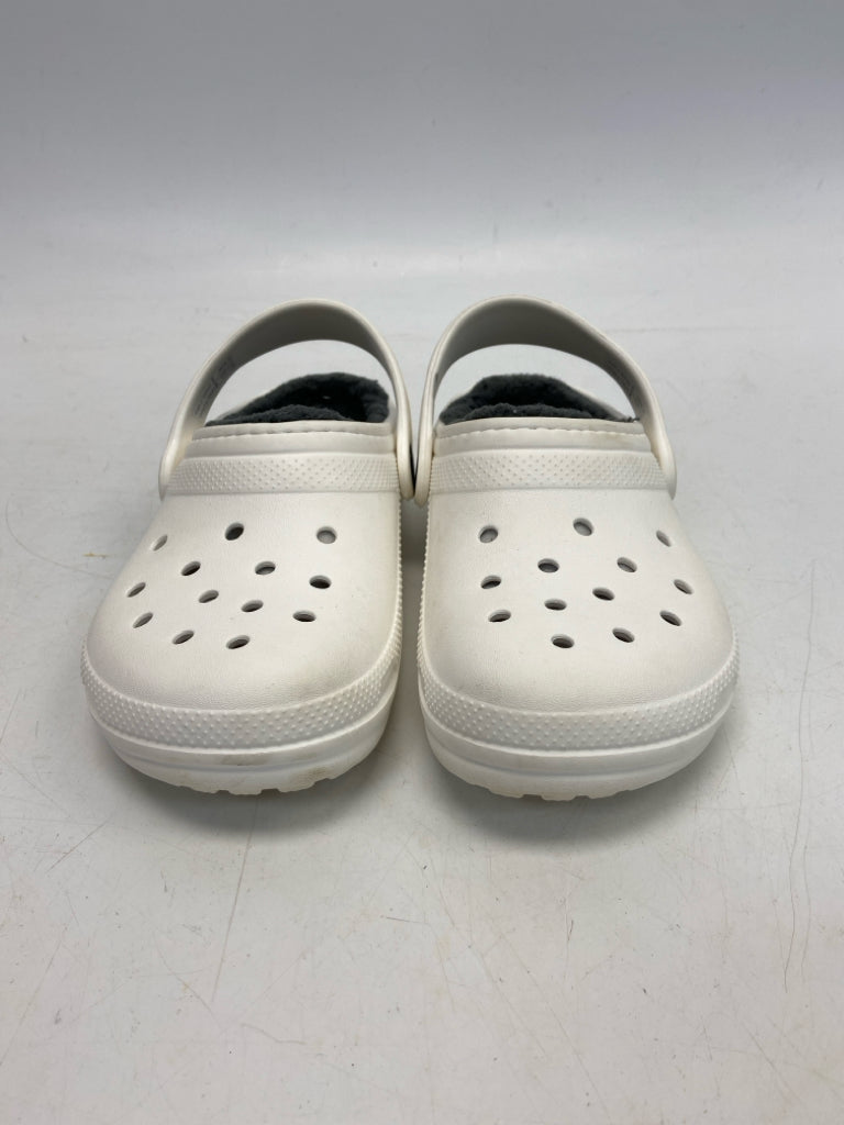 Crocs SIZE 1 White Gray Boy&