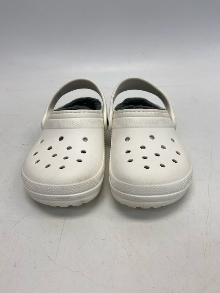 Crocs SIZE 1 White Gray Boy&