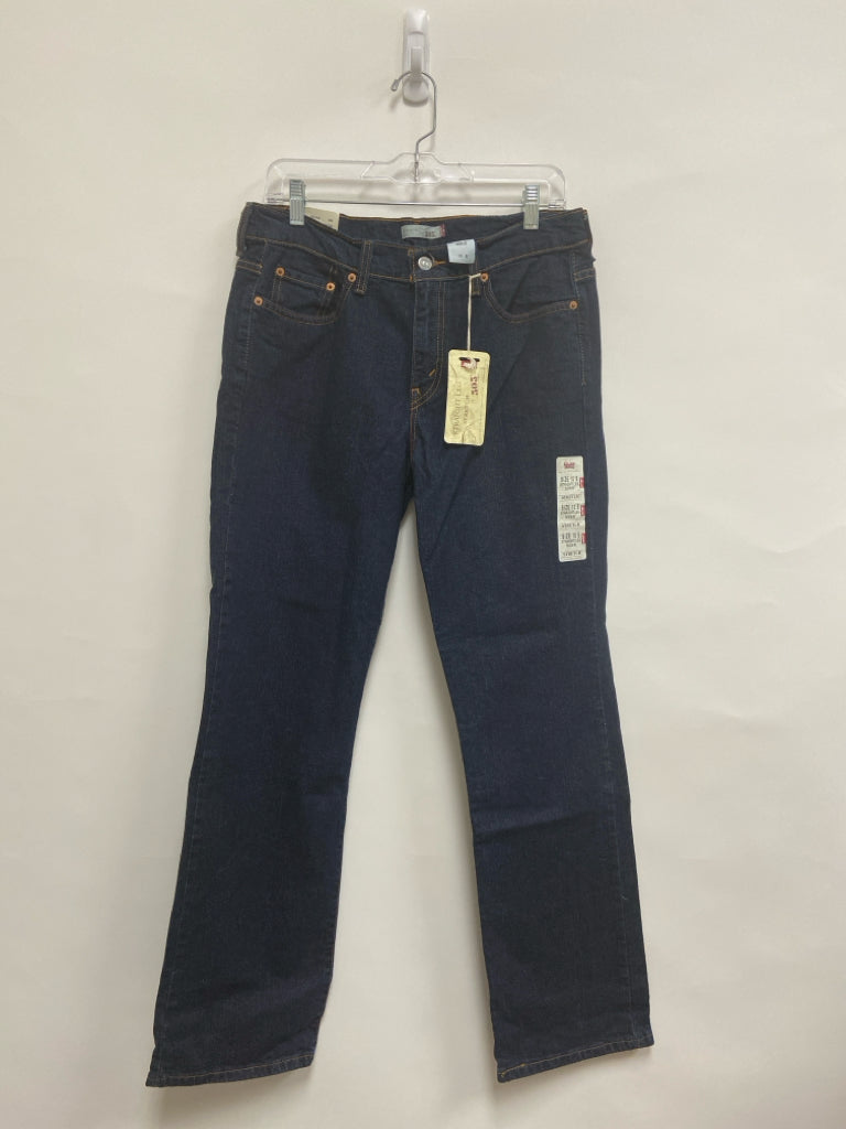 NWT Levi Size 10 Dark Blue Denim Ladies Jeans
