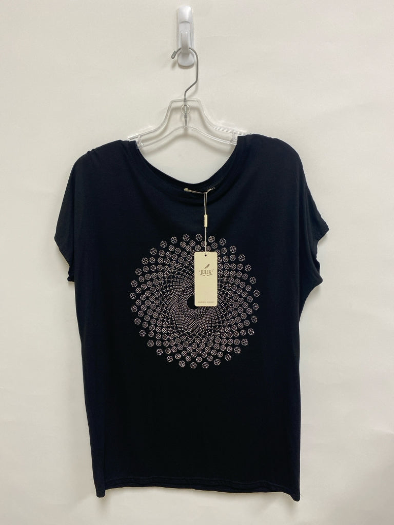 NWT Size S Black Studded Ladies Top