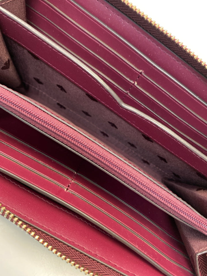 Kate Spade  Burgundy Quilted Wallet