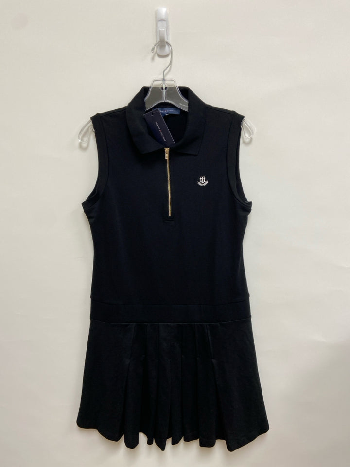 NWT Tommy Hilfiger Size S Black Pleated Sleeveless Ladies Dress