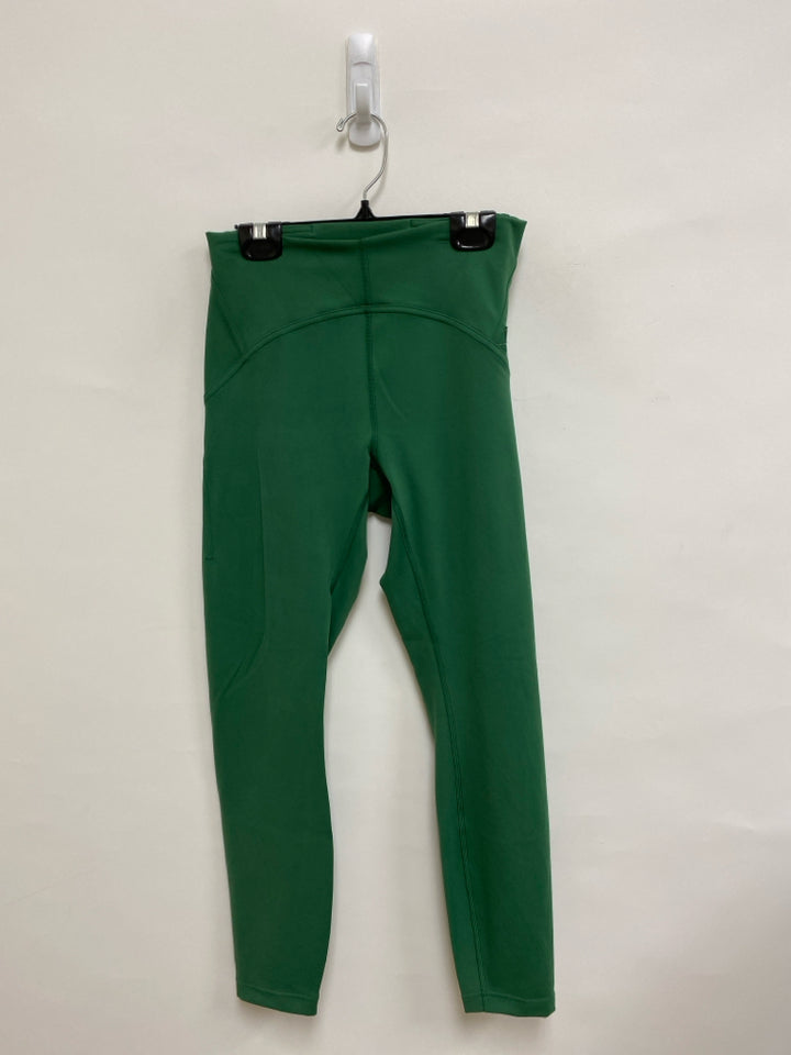 Lululemon Size 6 Green Athletic Leggings