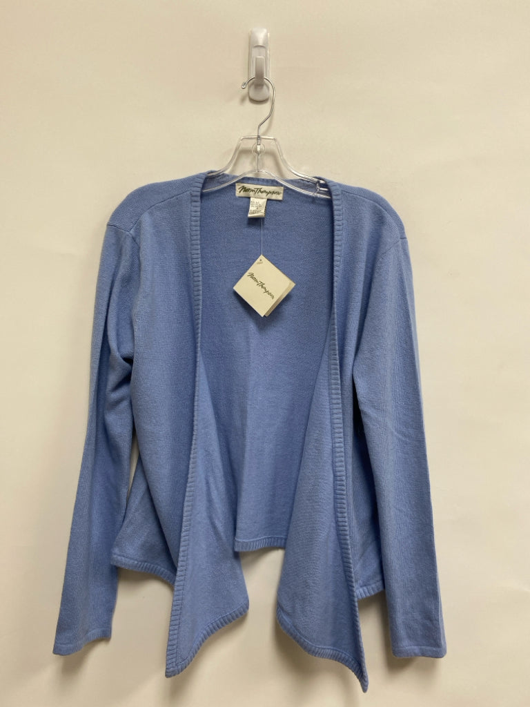 NWT Norm Thompson Size S Powder Blue Drape Ladies Sweater