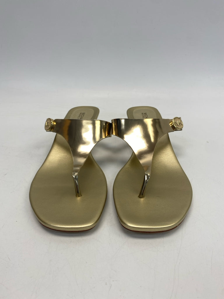 Michael Kors  Size 10 Gold Sandals