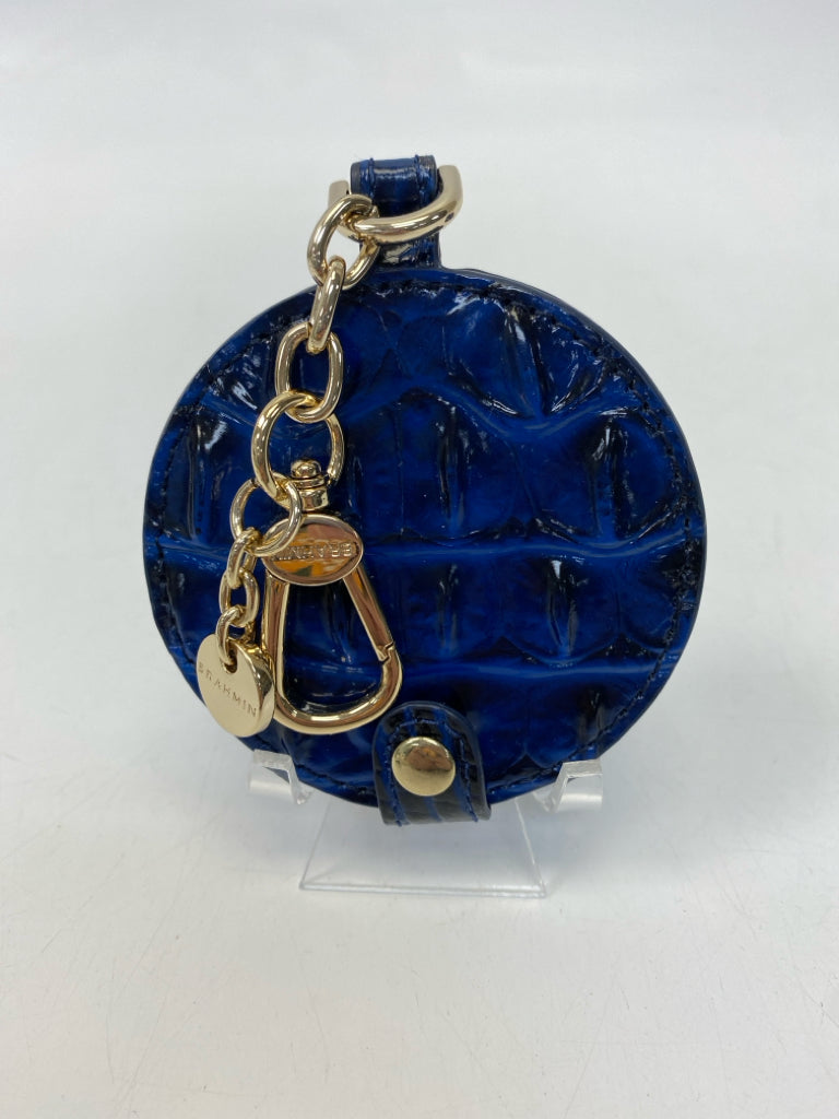 Brahmin Blue Mandi Mirror Purse Charm w/Dust Bag
