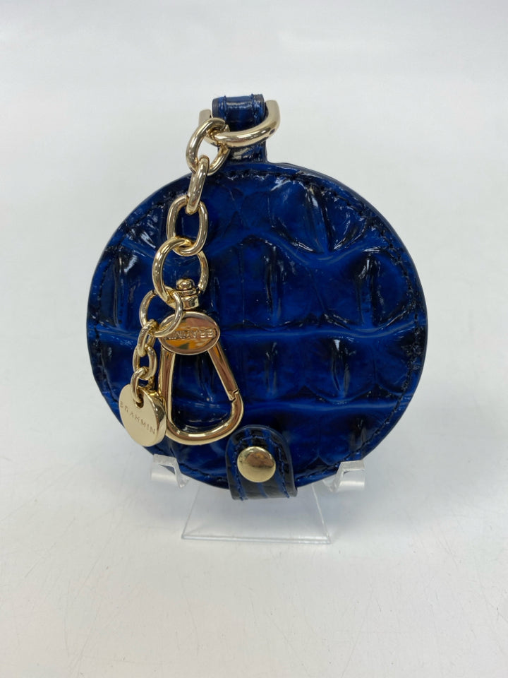 Brahmin Blue Mandi Mirror Purse Charm w/Dust Bag