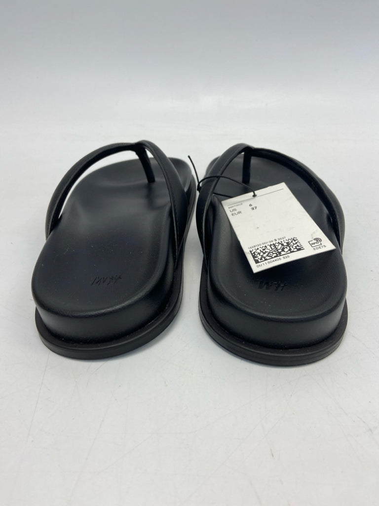 NWT H&amp;M  Size 6 Black Sandals