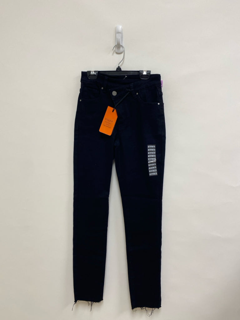NWT RISEN Size 24 Black Denim Ladies Jeans