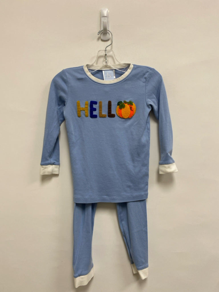 Bella Bliss SIZE 7 Powder Blue Orange/Brown Pumpkin Girl&