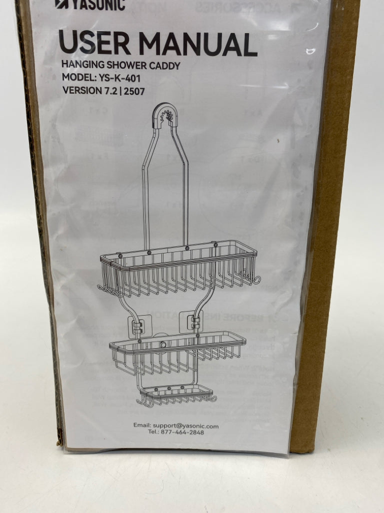 NEW/BOX Silver Metal Misc. Bath Item