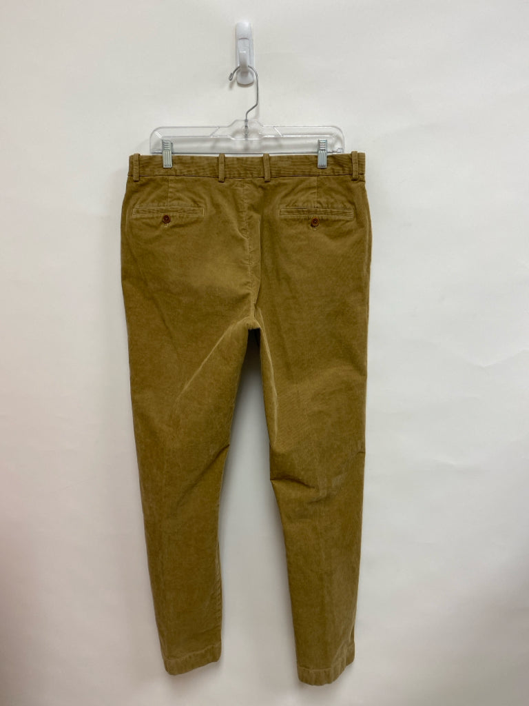 Brooks Brothers Size 35 Tan Corduroy Men&