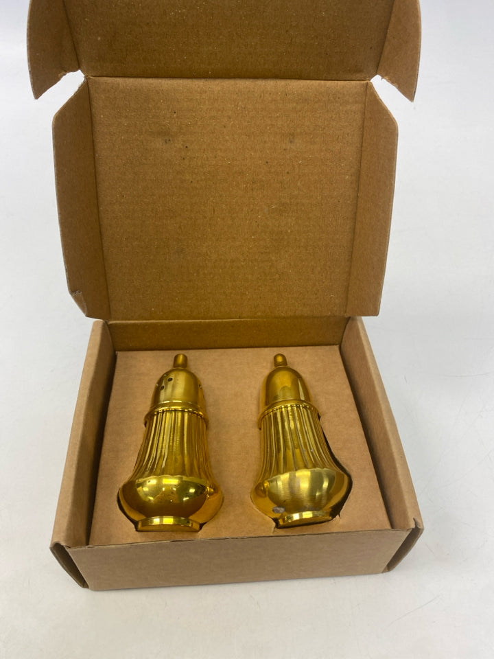 Magnolia Home Brass Salt/Pepper