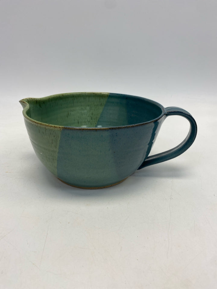 Dolin Green Blue Pottery