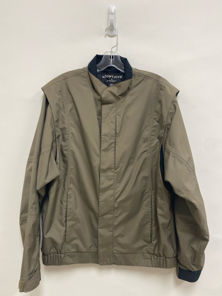 FootJoy Size M Dark Taupe Zip Down Men&