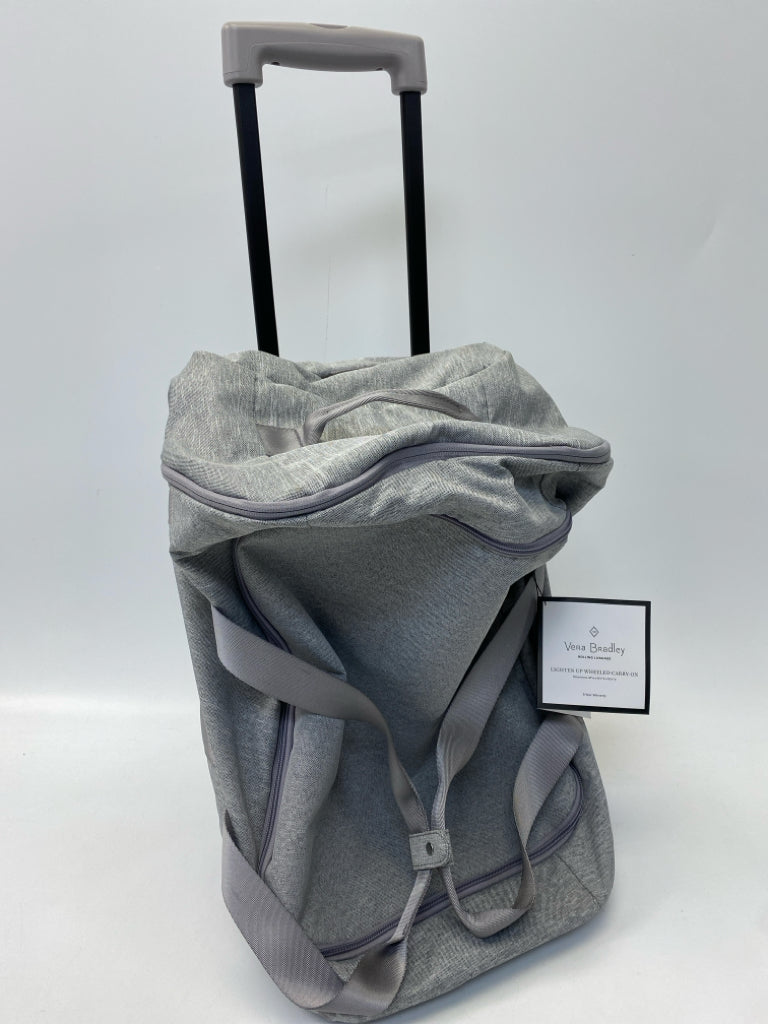 NWT Vera Bradley Pale Gray Duffle Bag