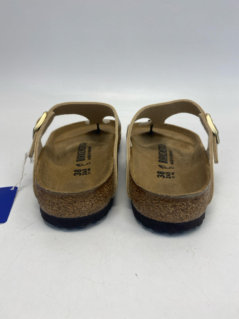NWT Birkenstock  Size 7 Gold Sandals