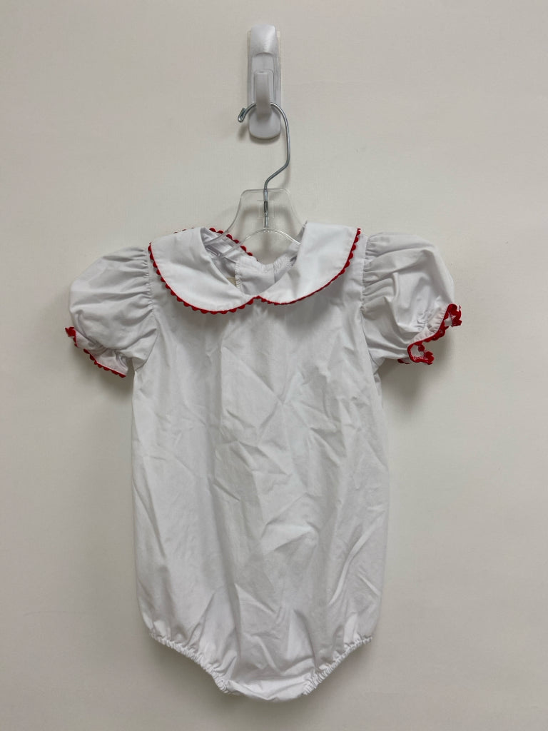 Beaufort Bonnet Co. SIZE 2T White Red Trimmed Girl&