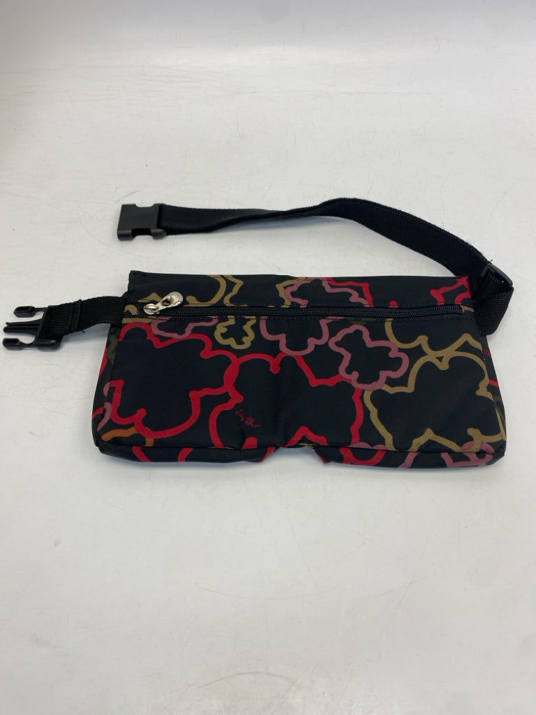 Black Multi-Color Belt Bag