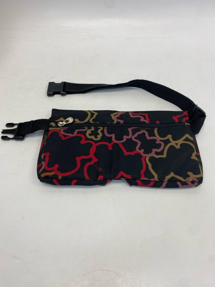 Black Multi-Color Belt Bag
