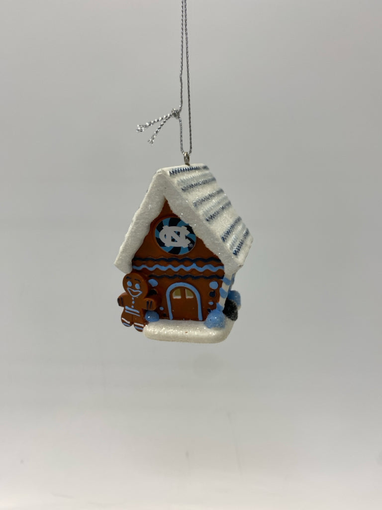 White Brown/Blue UNC Ornaments