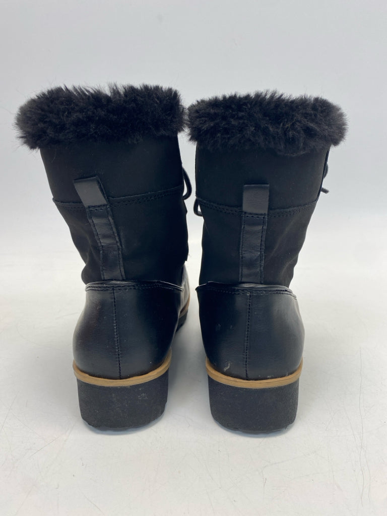 jbu US Shoe Size 7 Black Lace-up Boots