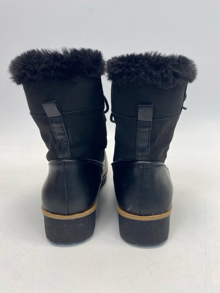 jbu US Shoe Size 7 Black Lace-up Boots