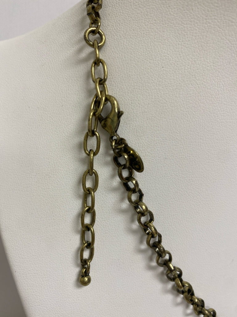 Lori Goldstein Multi Color Gold Color Teardrop Necklace