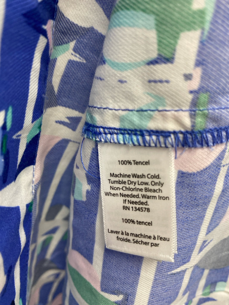 NWT Vineyard Vines Size S White Blue/Green Boats Cold Shoulder Ladies Dress