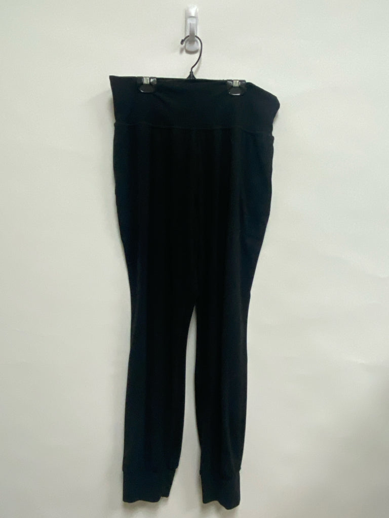 Athleta Size L Black Joggers Ladies Leggings