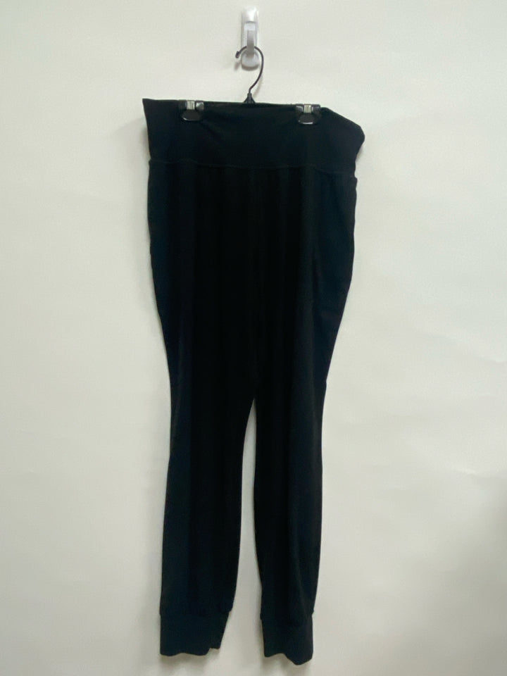 Athleta Size L Black Joggers Ladies Leggings