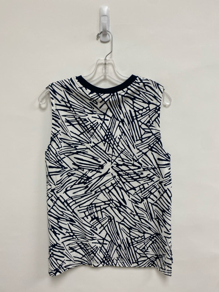 Nike Size S Navy White Sleeveless Athletic Top
