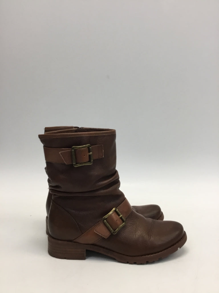 Sofft US Shoe Size 7 Brown Side Zipper Boots