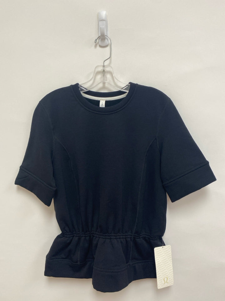 NWT Lululemon Size 6 Black Athletic Sweatshirt
