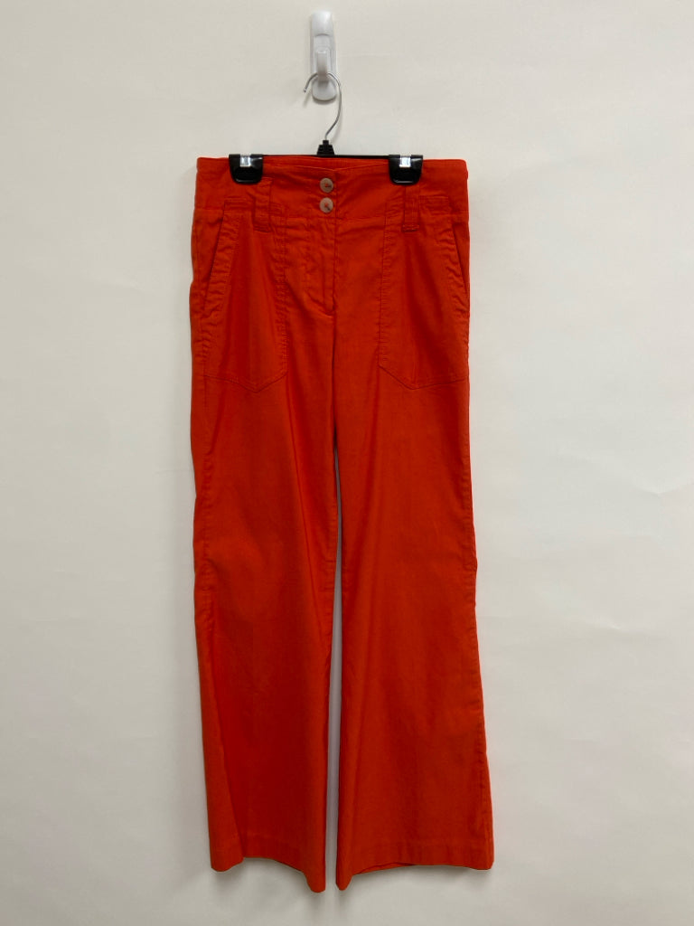 Maeve Size 2 Orange Wide Leg Ladies Pants