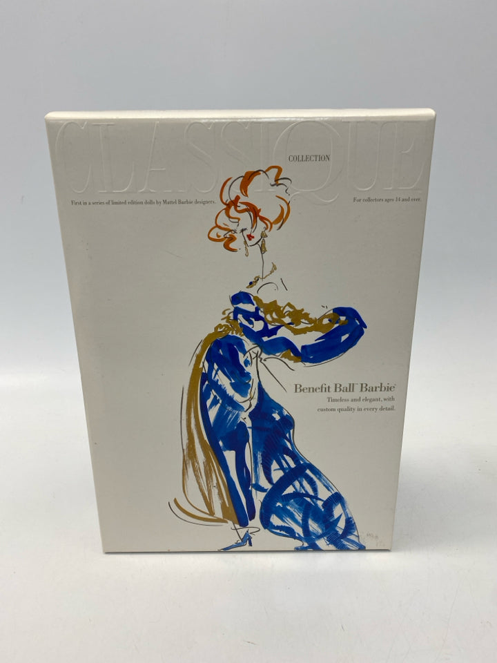Barbie Royal Blue Gold Doll