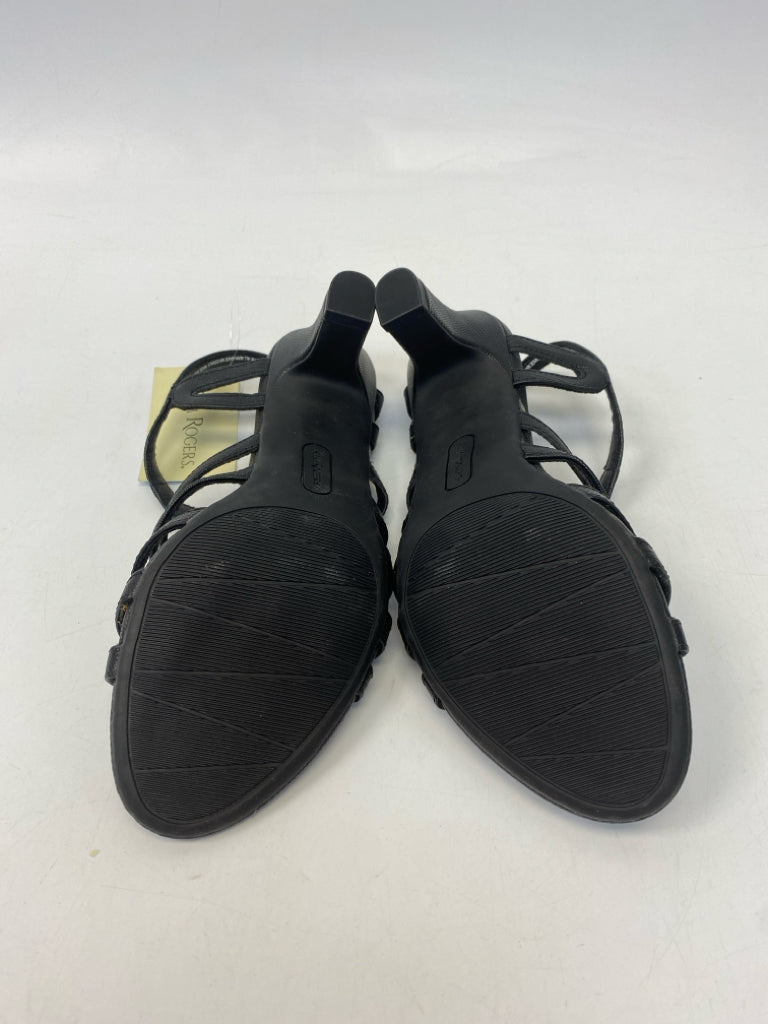 NWT Kim Rogers  Size 6 Black Sandals