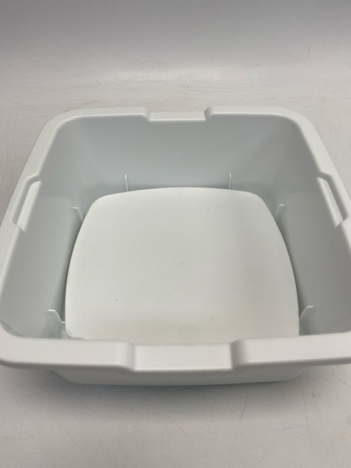 Pampered Chef White Clear Serving Piece