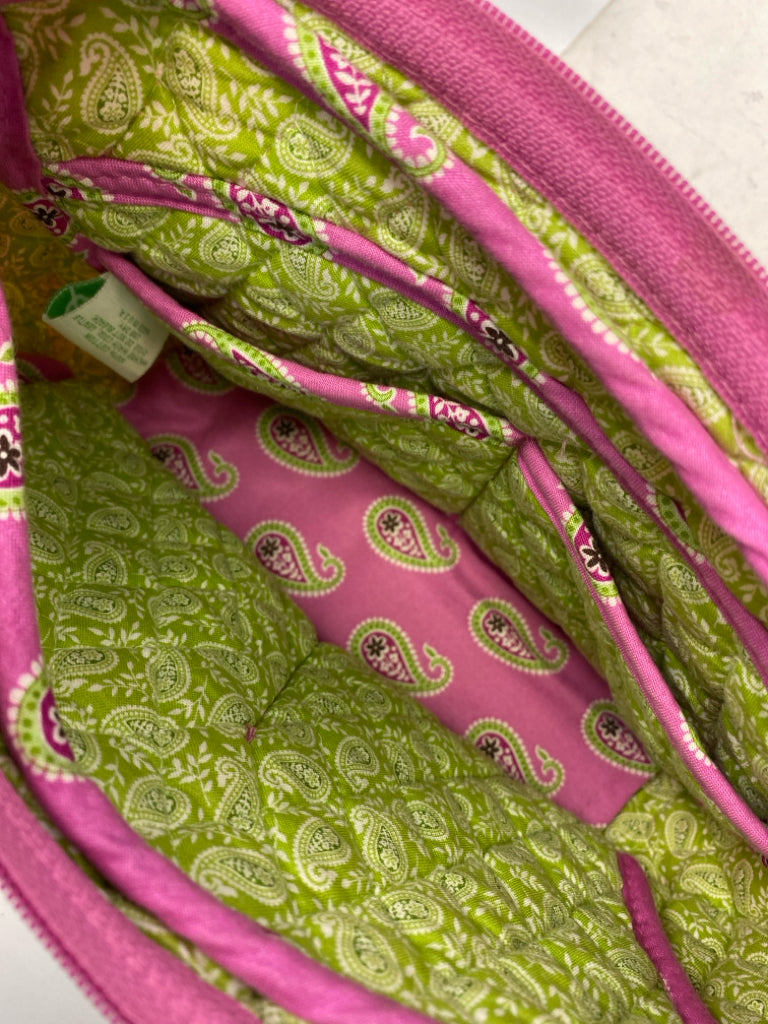 Vera Bradley Pink Green Paisley Handbag