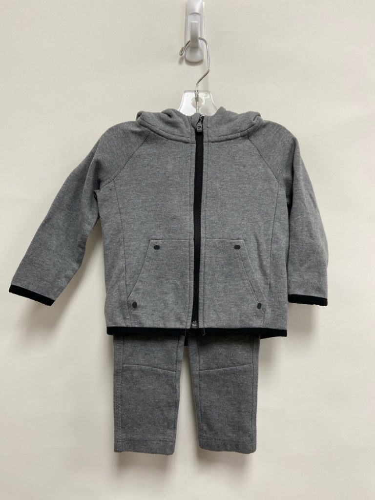 Gap SIZE 18-24M Gray Hooded Boy&