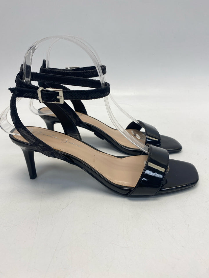 Size 8 Black Patent Sandals