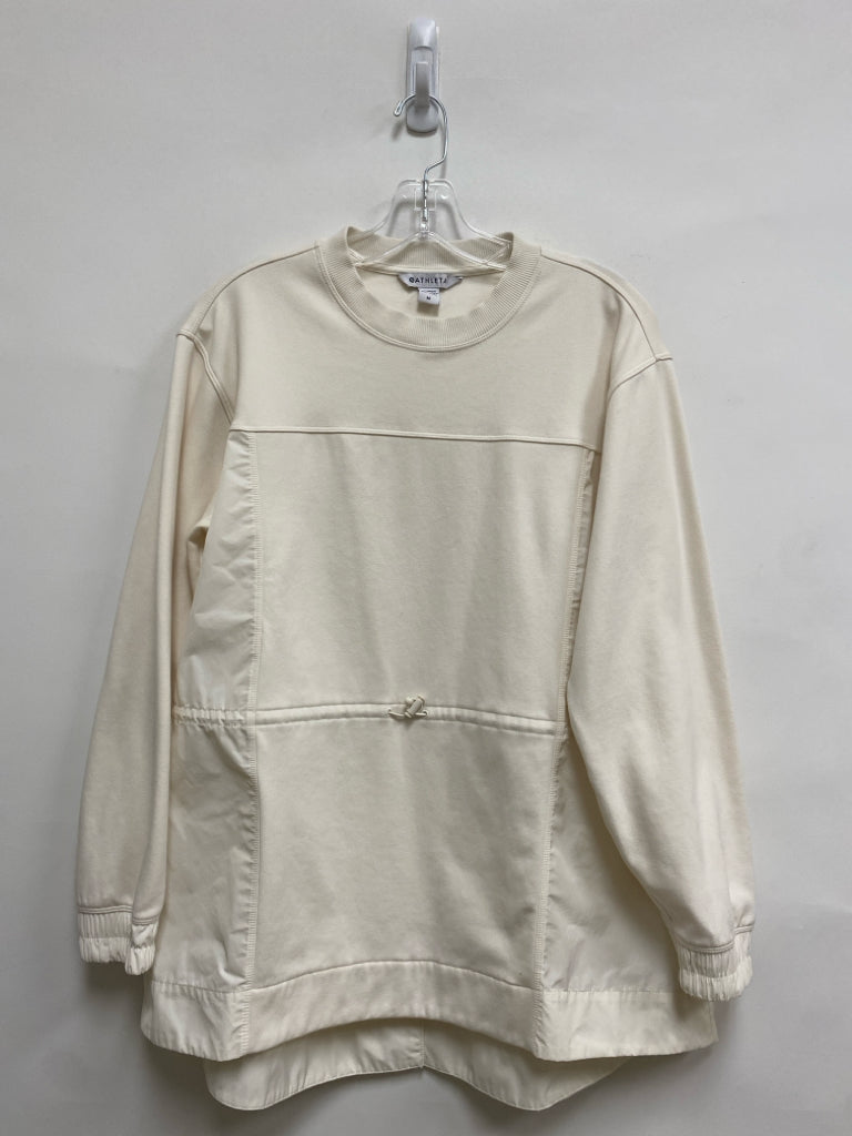 Athleta Size M Cream Athletic Sweatshirt